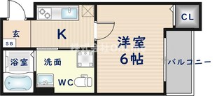 CRASTINE小路東Aの物件間取画像